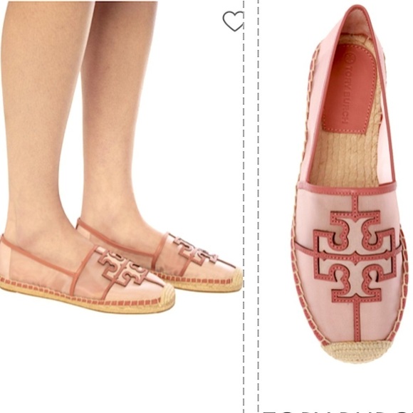 Pink💕Tory Burch Espadrilles❗️FLASH SALE❗️Pink Tory Burch Flats Pink Loafers - Picture 1 of 14